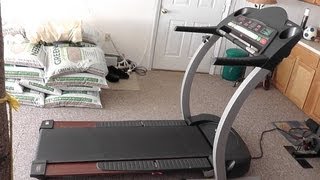 TREADMILL PROFORM 860 QUIET FOLDING SPACE SAVER PRO TEK EXCELLENT CONDITION 390 [upl. by Chad]