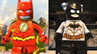 LEGO DC Super Villains  How To Make BAT FLASH Custom Speedster [upl. by Frohman]