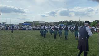 Greater Midwest Pipe Band Gr2 Medley MWPBA Chicago Gathering 2024 [upl. by Jaddo854]