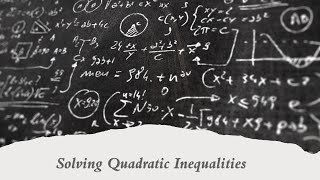 KS4GCSE Maths Solving Quadratic Inequalities [upl. by Haile]