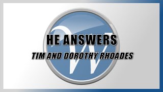 He Answers Duet  Tim and Dorothy Rhoades [upl. by Ayokal]