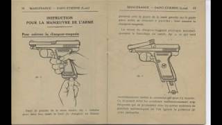 Notice MANUFRANCE Pistolet quot LE FRANÇAIS quot Calibre 765  32 ACP [upl. by Aidekal]