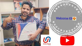 Union Bank Welcome Kit Unboxing  Is it better than SBI [upl. by Ayrad]