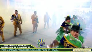 morenada fanaticos del folklore filial sp brasil 2024 [upl. by Gem829]