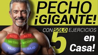 ¡5 Ejercicios para un Pecho Gigante en Solo 1 Mes [upl. by Mela]