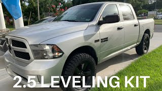 2018 Ram 1500  Motofab 25” leveling kit  Don’t buy this kit  27560r20 [upl. by Eulalia689]