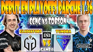 GLADIATORS VS TUNDRA BO3GAME 1CCNC DYRACHYO VS TOPSON RAMZES PUREDREAMLEAGUE SEASON 23DOTESB [upl. by Nalyorf]