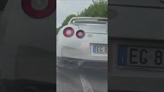 Nissan GTR R35 with LOUD Meisterschaft Exhaust [upl. by Nailil]