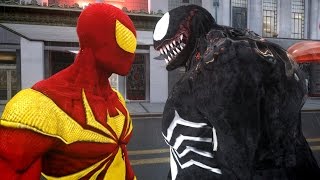 IRON SPIDERMAN VS VENOM  EPIC BATTLE [upl. by Ailaht]