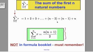 Series amp Sigma notation 1 FP1 Edexcel ALevel [upl. by Seek]