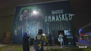 Universal Monsters Unmasked Haunted House  Halloween Horror Nights 2023  Universal Orlando [upl. by Ardnaz]