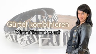 Gürtel kombinieren Worauf kommt es wirklich an [upl. by Gnoy]