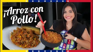 Receta de Arroz con Pollo Venezolano Rico y Fácil [upl. by Ajiat387]