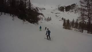 St Michael im Lungau  Grosseck Speiereck Piste 4a Panorama Abfahrt  7b StockerbodenTrogalm [upl. by Walters209]