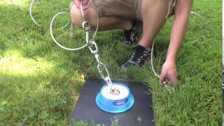 How to Install Two Dog Tie Out  Double Dog Run System  Tangle Free Dog Tie Outs [upl. by Tenenbaum]