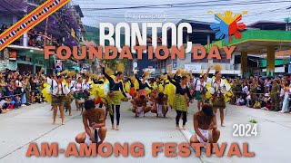 AMAMONG Festival 2024 and BONTOC FOUNDATION DAY 🇵🇭  Mountain Province Philippines  Street Dancing [upl. by Begga]