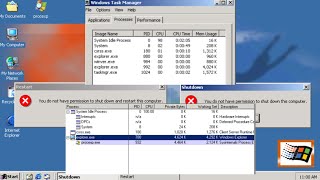 Windows 2000 with almost critical process are terminated [upl. by Tap]