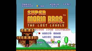 Super Mario AllStars OST SNES amp Wii  Castle Super Mario Bros amp Lost Levels [upl. by Tlok]