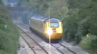 Valenta Engined Network Rail HST Measurement Train Vale of Glamorgan 10092008 [upl. by Aklog]