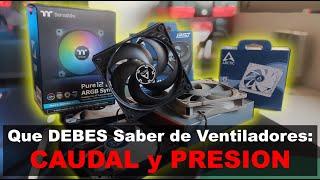 Ventilador de PC Especificaciones y COMO seleccionarlos Airflow  Presión [upl. by Skelton396]