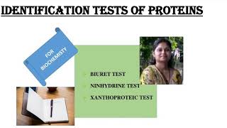 Identification tests for proteinsBiuret testNinhydrin testXanthoproteic testShiv Bhadra Singh [upl. by Ahcropal]