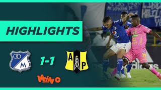 Millonarios vs Alianza Petrolera Goles y Highlights Liga BetPlay Dimayor 2021II  Fecha 19 [upl. by Rosalynd435]