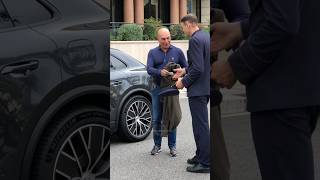 Billionaire gentleman tips amp leaves Hotel Paris in New Porsche monaco luxury lifestyle fyp [upl. by Lynea361]