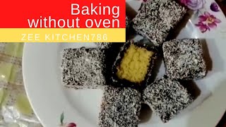 how to make lamingtons lamington cake recipe Australian lamingtons Cake recipe zee kitchen 786 [upl. by Ellynad]