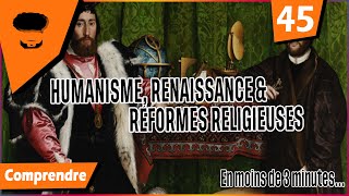 COMPRENDRE LHUMANISME LA RENAISSANCE ET LES RÉFORMES RELIGIEUSES  Michel Ange  Vésale  Luther [upl. by Arras]