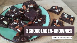 Gesunde Brownies  ohne Zucker [upl. by Abdul734]