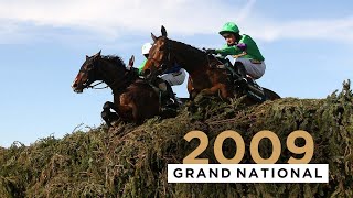 MON MOME WINS 2009 GRAND NATIONAL AT HUGE ODDS OF 1001 [upl. by Arsi]