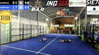 EL MEJOR PARTIDO DE PADEL DEL MUNDO  FINAL 3RA CATEGORIA TORNEO ANIVERSARIO 7PADEL BY CHILEPADEL [upl. by Akoyin]