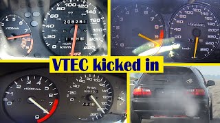 Best of Honda VTEC Turbo  Type R Acceleration amp Sound  Compilation vtec kicked in yo [upl. by Ttenyl]