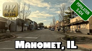 Taking a Quick Spin Around Mahomet Illinois in 4k Video [upl. by Anaitsirk]