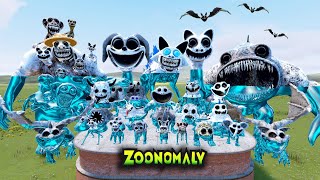 TURNING DESTROY ZOONOMALY MONSTERS FAMILY amp FORGOTTEN SMILING CRITTERS INTO DIAMOND  Garrys Mod [upl. by Easlehc]