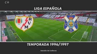 LIGA ESPAÑOLA 19961997 Rayo Vallecano vs CD Tenerife J1 SIMULACIÓN  PES2021 1440p [upl. by Justine]