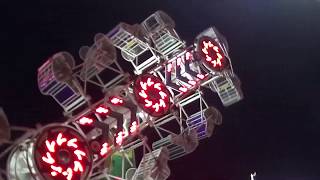 Zipper ride Fla state fair asstronaut training 2019 [upl. by Jehias794]