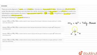 There are some deposits of nitrates and phosphates Nitrates are more soluble in water Nitrates [upl. by Anelas]