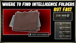 WHERE TO FIND A FOLDER WITH INTELLIGENCE IN ESCAPE FROM TARKOV  WHERE DOSE INTEL SPAWN  1211 [upl. by Gonzales]