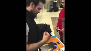 Charlie Cox of Daredevil signing autographs [upl. by Cheshire]