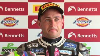 2018 Bennetts BSB Round 3 Race 2 Press Conference [upl. by Wendie]