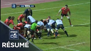 PRO D2  Résumé NarbonneAurillac 1731  J16  Saison 20172018 [upl. by Eirrehs]