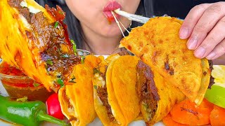 ASMR Cheesy Birria Tacos  Eating Sounds  Mukbang  ASMR Phan [upl. by Ahcsat]