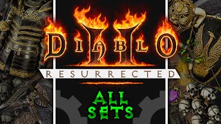 The Complete Guide to All Sets in Diablo 2 Resurrected  Full Series [upl. by Ihsorih]