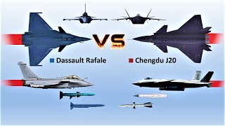 Dassault Rafale vs Chengdu J20  Who would win [upl. by Neerual]