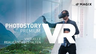 MAGIX Photostory Premium VR – Virtuelle Räume gestalten Tutorial DE [upl. by Ailemap]