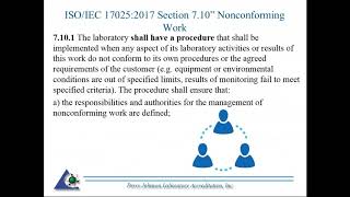 ISOIEC 170252017  Section 710 quotNonconforming Work” amp Section 86 “Improvement” [upl. by Roxanna]