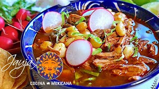 Pozole Rojo y Salsa Pozolera [upl. by Patterson264]