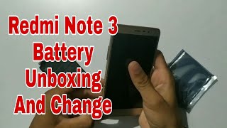 Old Redmi Note 3 Battery Unboxing And Change  Battery Cost 845 Rupees  Ram Techintelugu [upl. by Iggie942]