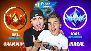 Schirlix und Nikky versuchen den HÖCHSTEN RANK in FORTNITE zu erreichen ⚜️ Road to Unreal Serie [upl. by Nnoved]